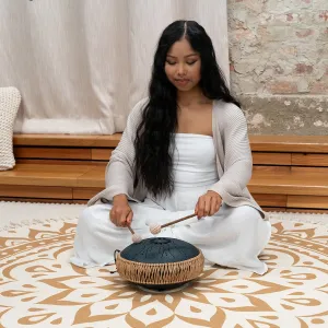 Tongue Drum Meinl Sonic Energy Octave Steel- Do Min- Navy Blue