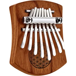 Kalimba Meinl Sonic Energy 8 Lames Red Zebrawood - Flower Of Life