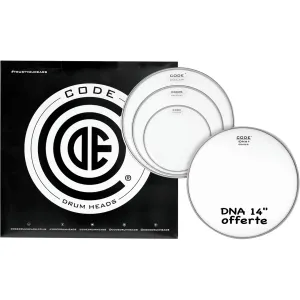Pack CODE Dna 10"/12"/14" Clear + Dna 14" Coated