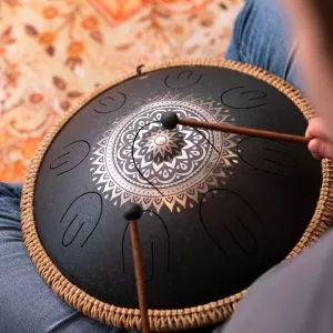 Tongue Drum Meinl Sonic Energy Octave Steel - Navy Blue - D Amara