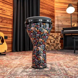 Djembe Meinl 14" Jumbo Synthetique - Day Of The Dead