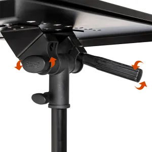 STAGG COS 10 BK Stand Ordinateur Et Multipad Stagg