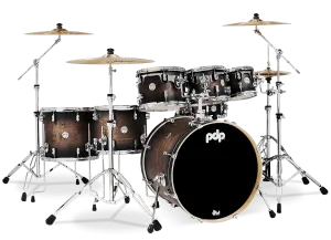 PDP Concept Maple Batterie 22"/7pcs Satin Charcoal Burst
