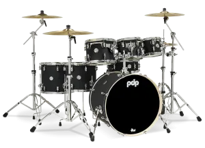 PDP Concept Maple Batterie 22"/7pcs Satin Black