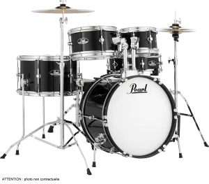 PEARL Roadshow Junior Batterie 16"/5pcs Jet Black