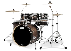 PDP Concept Maple Batterie 22"/7pcs Satin Charcoal Burst