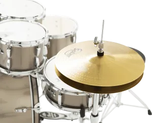 PEARL Roadshow Batterie 20"/5pcs Pack Sabian 2 Cymbales Bronze Metallic