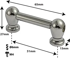 Coquille Spare Drum Tube Lug - GC - 51Mm
