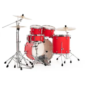 PEARL Decade Maple Batterie 22"/5pcs Matte Racing Red