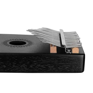 Kalimba Sela 17 Lames Hollow Mahogany - Black