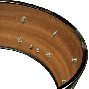 LALITE Caisse Claire 14"X6,5" Laiton Noir / Acajou