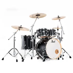 PEARL Professional Series Rock Batterie 22"/4pcs Matte Caviar Black