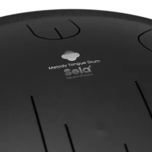 Tongue Drum Sela Melody 14" - D Kurd - Black