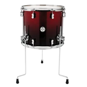 PDP Concept Maple Batterie 22"/7pcs Red/Black Fade Lacquer