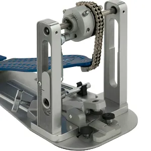 DW CPMCDBL Pedale Grosse Caisse Simple MFG Chain Drive Cobalt