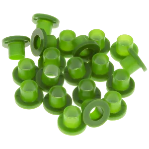 Rondelle Danmar Nylon - Green - 20Pcs