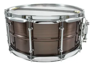 WORLDMAX Black Dawg Caisse Claire 14"x 6.5" Laiton Brushed Red Copper