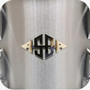 ASBA Metal Batterie 22"/3pcs Brushed Stainless Steel