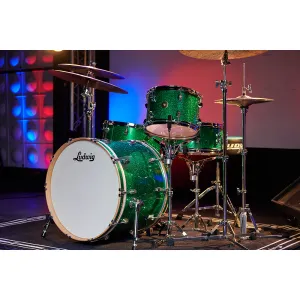 LUDWIG Continental Series Batterie 24"/4pcs Green Sparkle