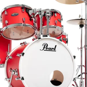PEARL Decade Maple Batterie 20"/5pcs Matte Racing Red