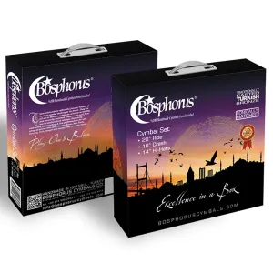 BOSPHORUS Traditional Series Pack Cymbales 3pcs