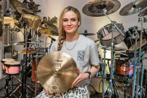 MEINL AD4 14" Artist Design Cymbal Anika Nilles Lunar Hi-Hats