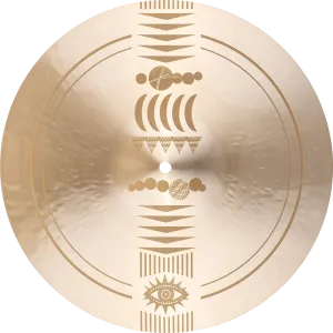 MEINL AD4 14" Artist Design Cymbal Anika Nilles Lunar Hi-Hats