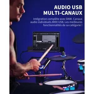 DONNER DN201 BackBeat Batterie Électronique
