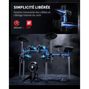 DONNER DN201 BackBeat Batterie Électronique