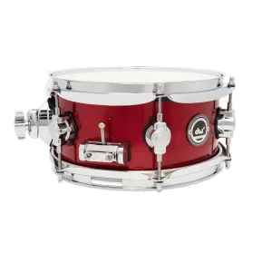 DWe Caisse Claire 14"x 6.5" Black Cherry Metallic Lacquer Bundle