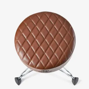 GIBRALTAR 9808RS-BR Siège Rond 15" Stiched Chesnut Limited Edition