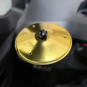 Mini cymbale de voiture avec support + porte clé