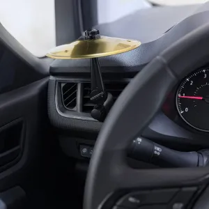 Mini cymbale de voiture avec support + porte clé