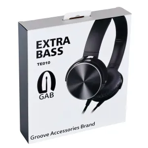 GAB TE010 Casque Audio Noir