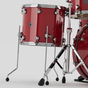 DS DRUMS Groove Master Batterie 22"/5pcs Spicy Red Lacquer