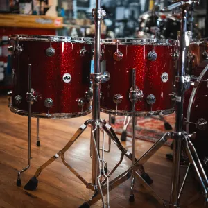 DW Collector's Sonicply Batterie 22"/5pcs Finish Ply Ruby Glass 