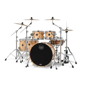 MAPEX Saturn VI Batterie 22"/5pcs Exotic Natural Burl