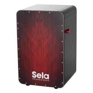 SELA SE-047 Cajon Ca Black Pro Red Dragon 
