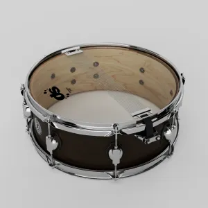 DS DRUMS Groove Master Caisse Claire 14"x 6.5" Satin Black Mist