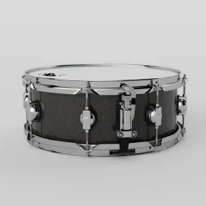 DS DRUMS Groove Master Caisse Claire 14"x 5.5" Satin Black Galaxy