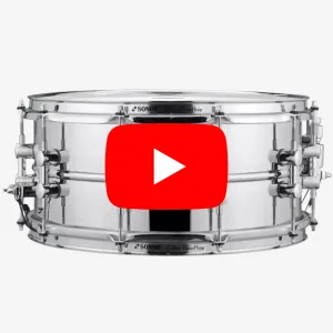 SONOR Kompressor Caisse Claire 14"x 5.75" Acier 150th Anniversary