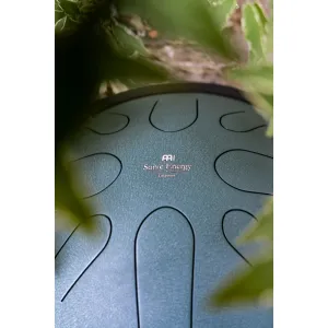 MEINL SONIC ENERGY CSTD1DG Compact Steel Tongue Drum 10" Si Mineur 432hz, 8 Notes, Dark Green