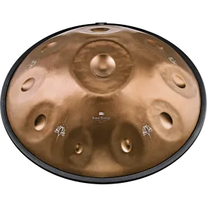 MEINL SONIC ENERGY Handpan E La Sirena 10 Notes 432Hz Vintage Copper