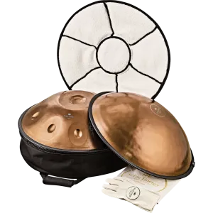 MEINL SONIC ENERGY Handpan Bb2 Amara 9 Notes 432Hz Vintage Copper Gra