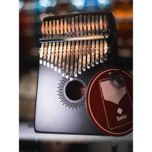 Kalimba Sela 17 Lames Hollow Mahogany - Black