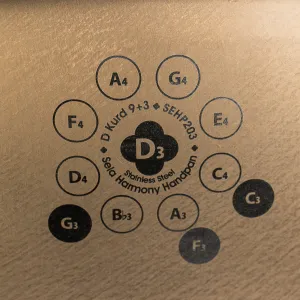 SELA SEHP203 Harmony Handpan D Kurd 9+3 Notes