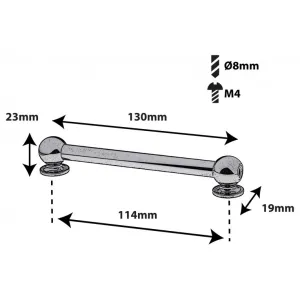 SPAREDRUM Coquille Tube Lug Double Tirant 114mm