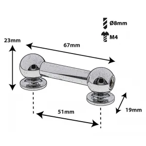 SPAREDRUM Coquille Tube Lug Double Tirant 51mm
