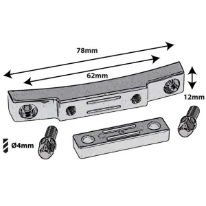 SPAREDRUM STOB5 Contrepartie Declencheur "Deluxe" 62mm Chrome