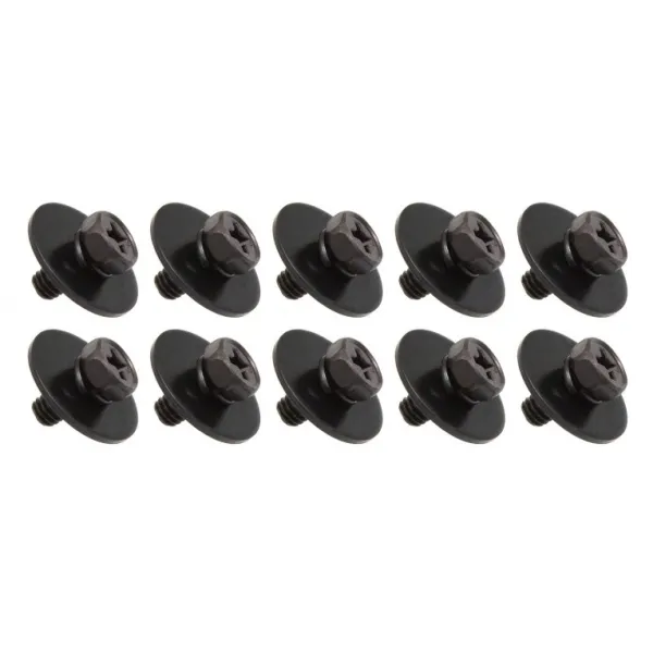 Vis Spare Drum 4 X 9mm Fut Bois - Black (X10)
